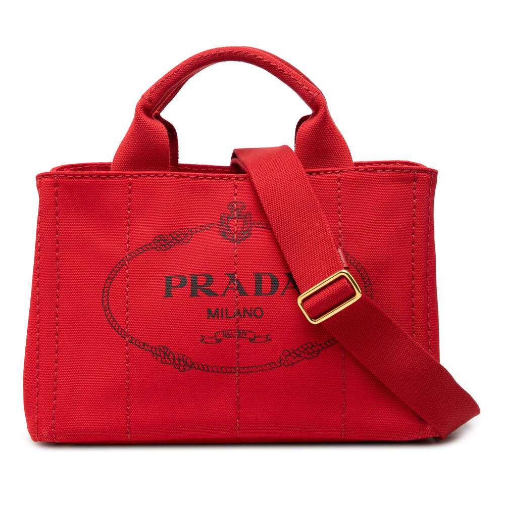 Prada Canapa Convertible Tote Canvas #316251P95B